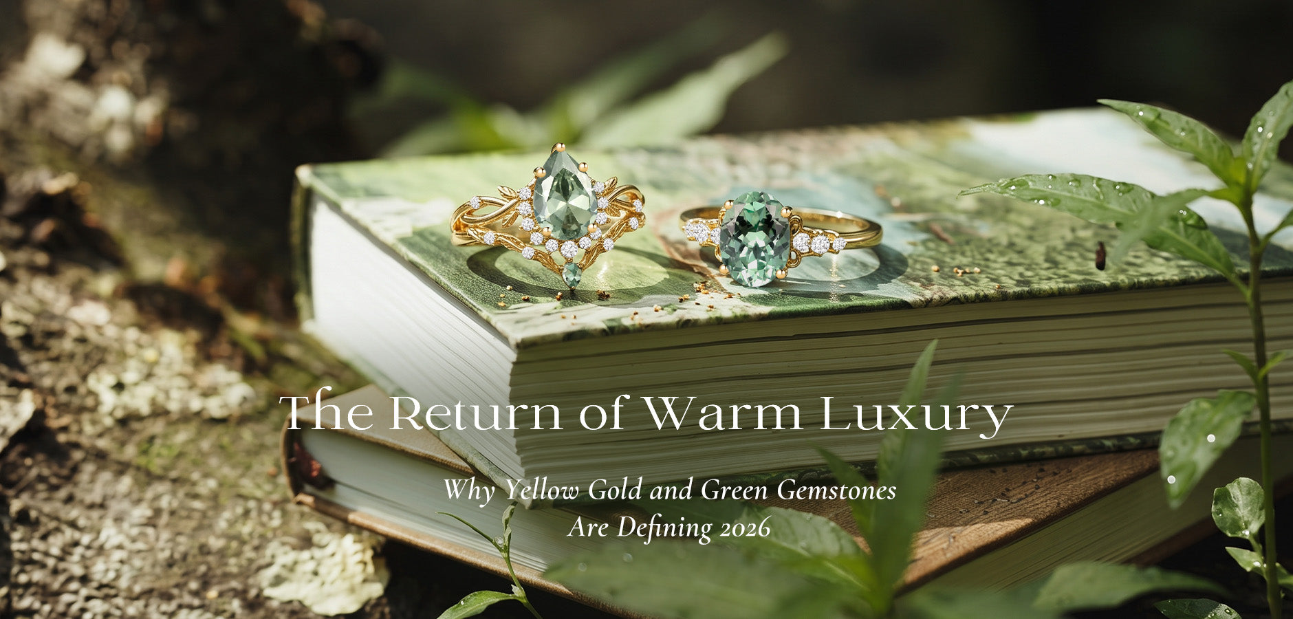 The Return of Warm Luxury: Why Yellow Gold and Green Gemstones Are Defining 2026