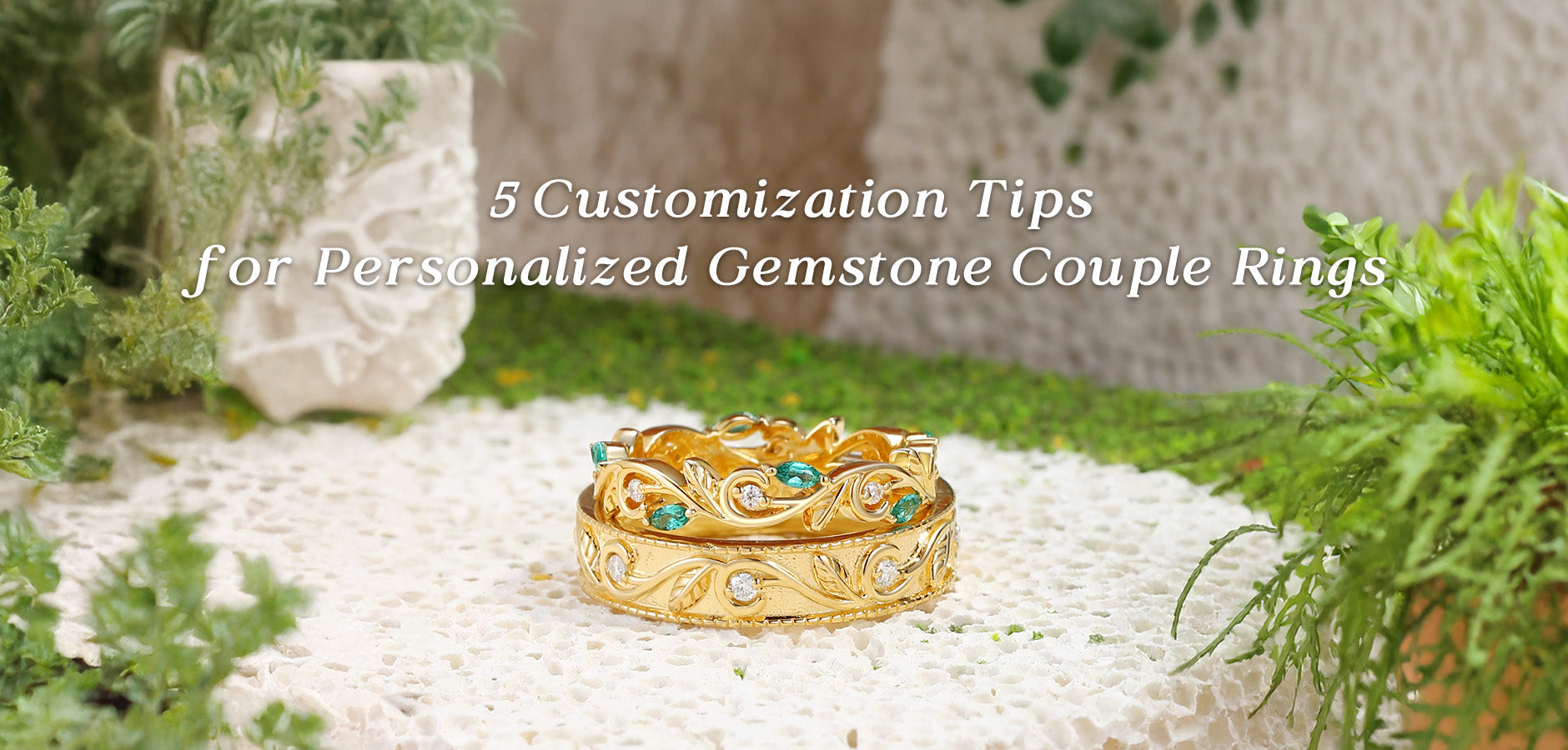 5 Customization Tips for Personalized Gemstone Couple Rings