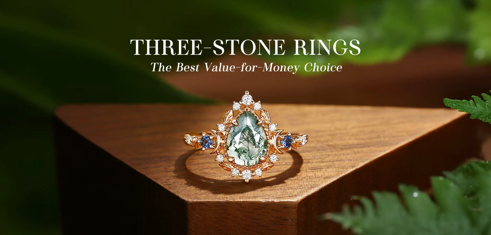 Three-Stone Rings: The Best Value-for-Money Choice for Nature-Inspired Love Stories