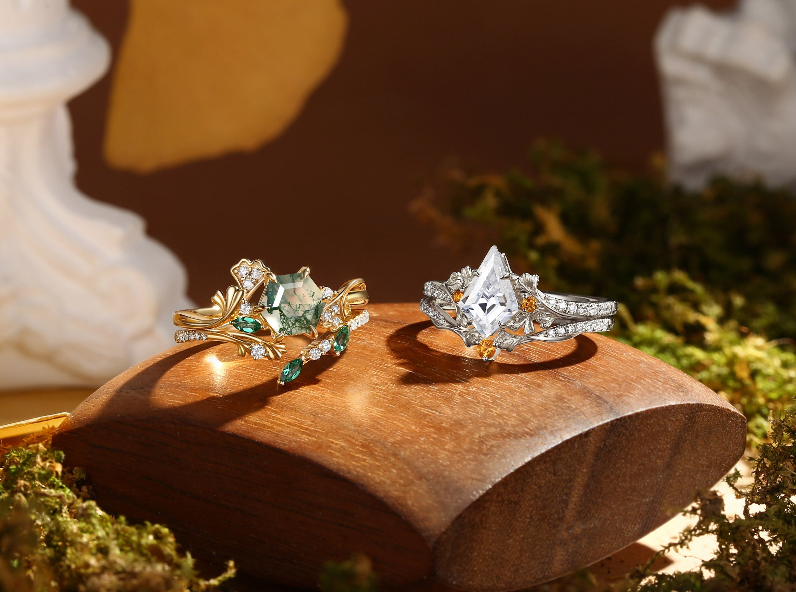Ginkgo Leaf Rings