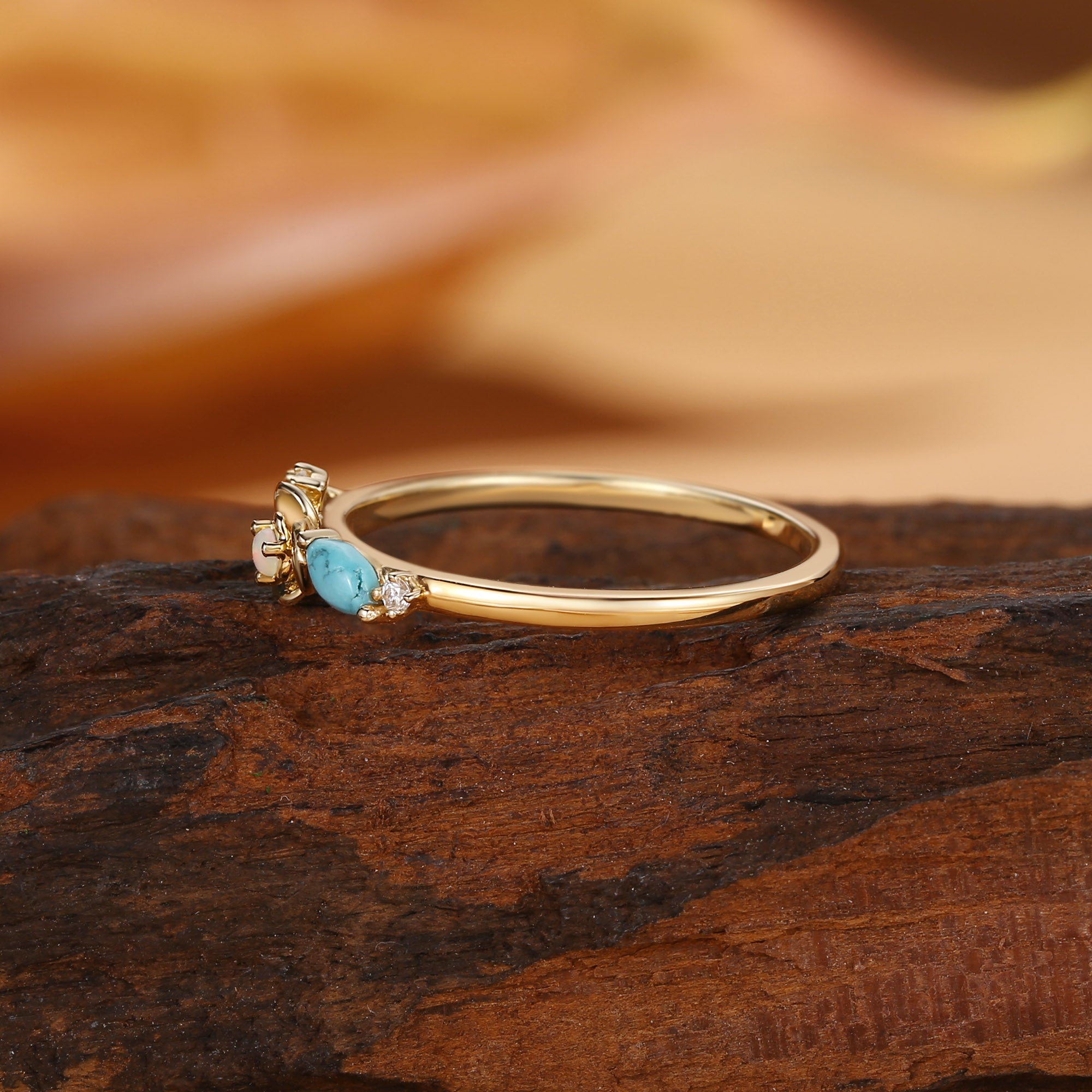 Wedding Band - Flower Design Delicate Wedding Band