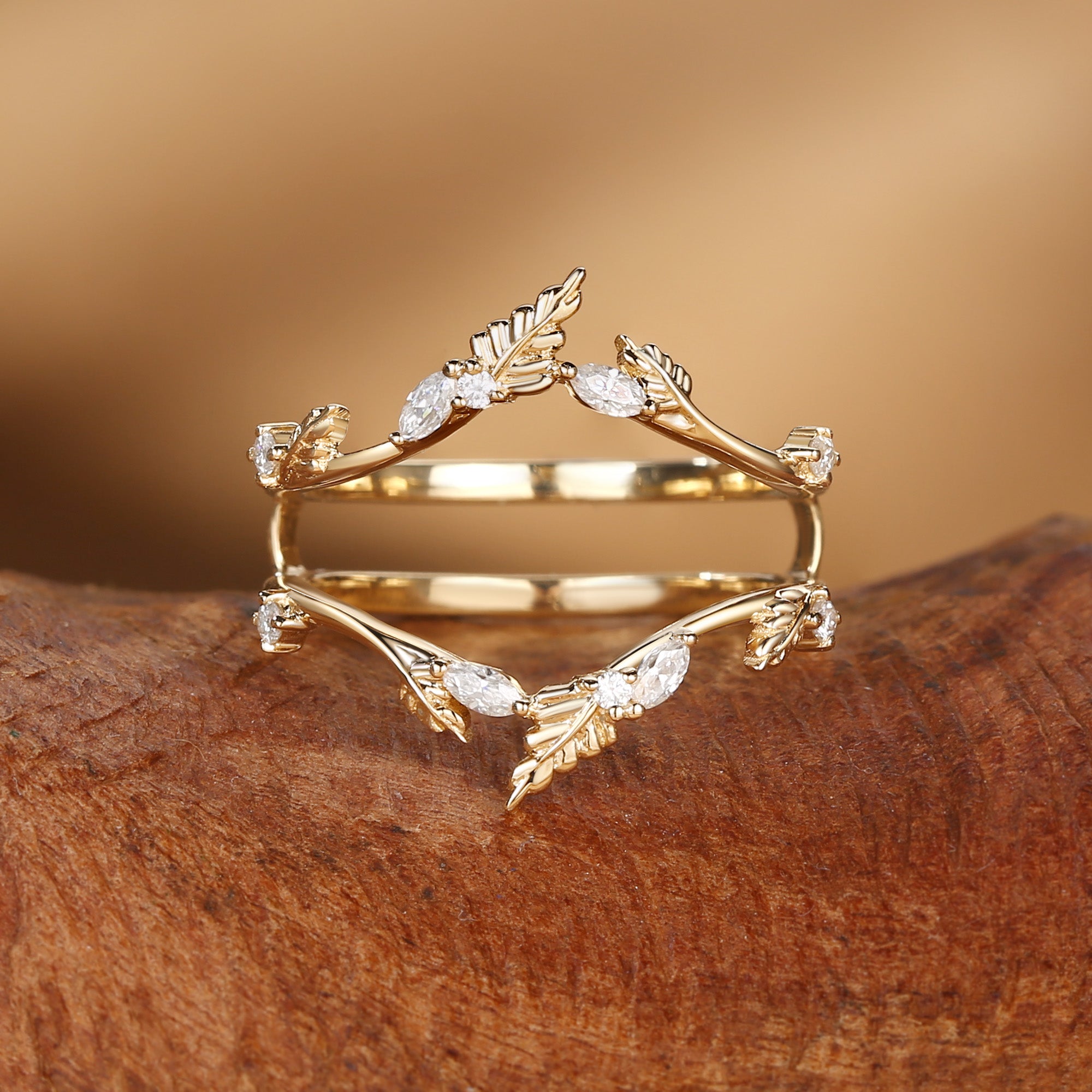 Quilina - Special Nature Inspired Wedding Enhancer Band