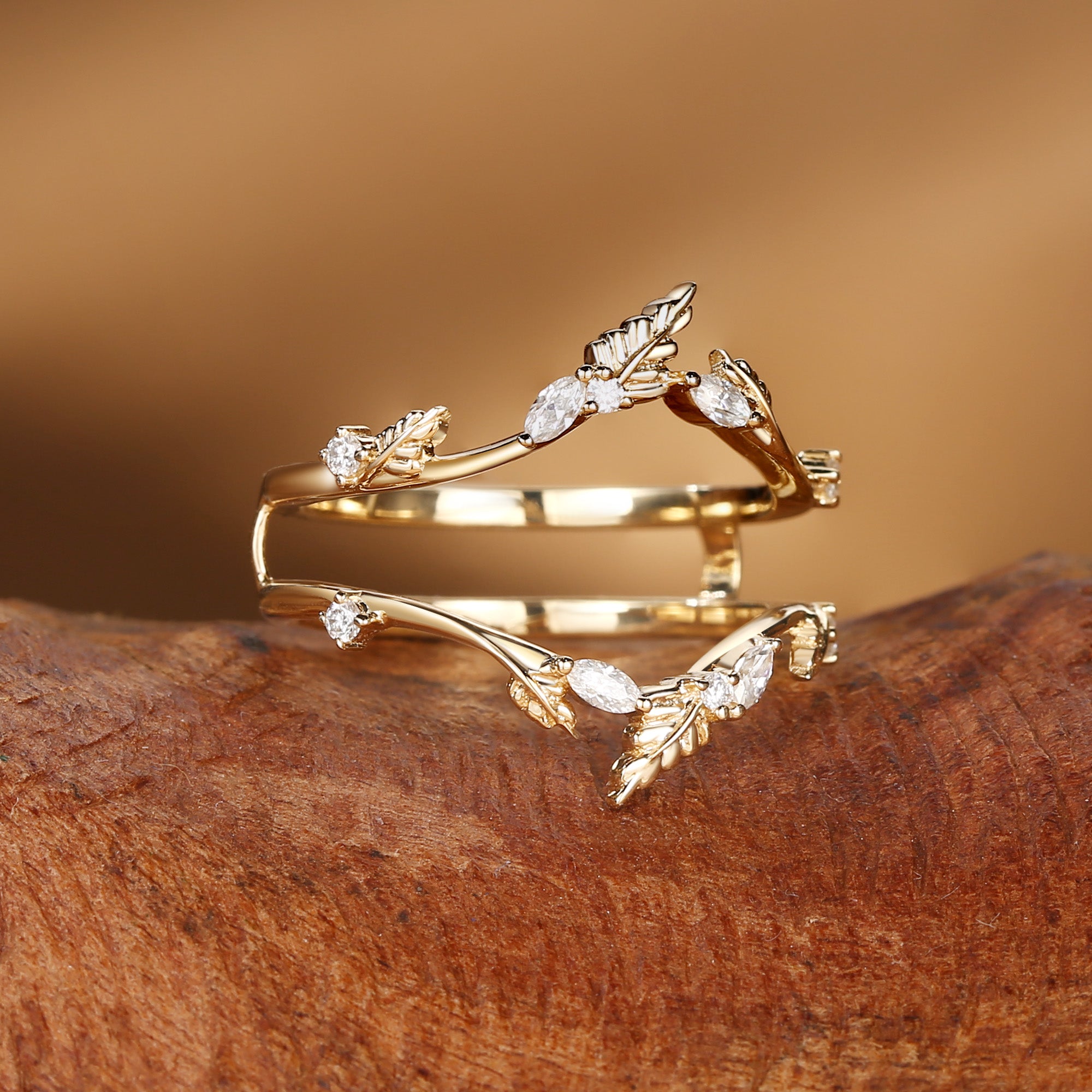 Quilina - Special Nature Inspired Wedding Enhancer Band