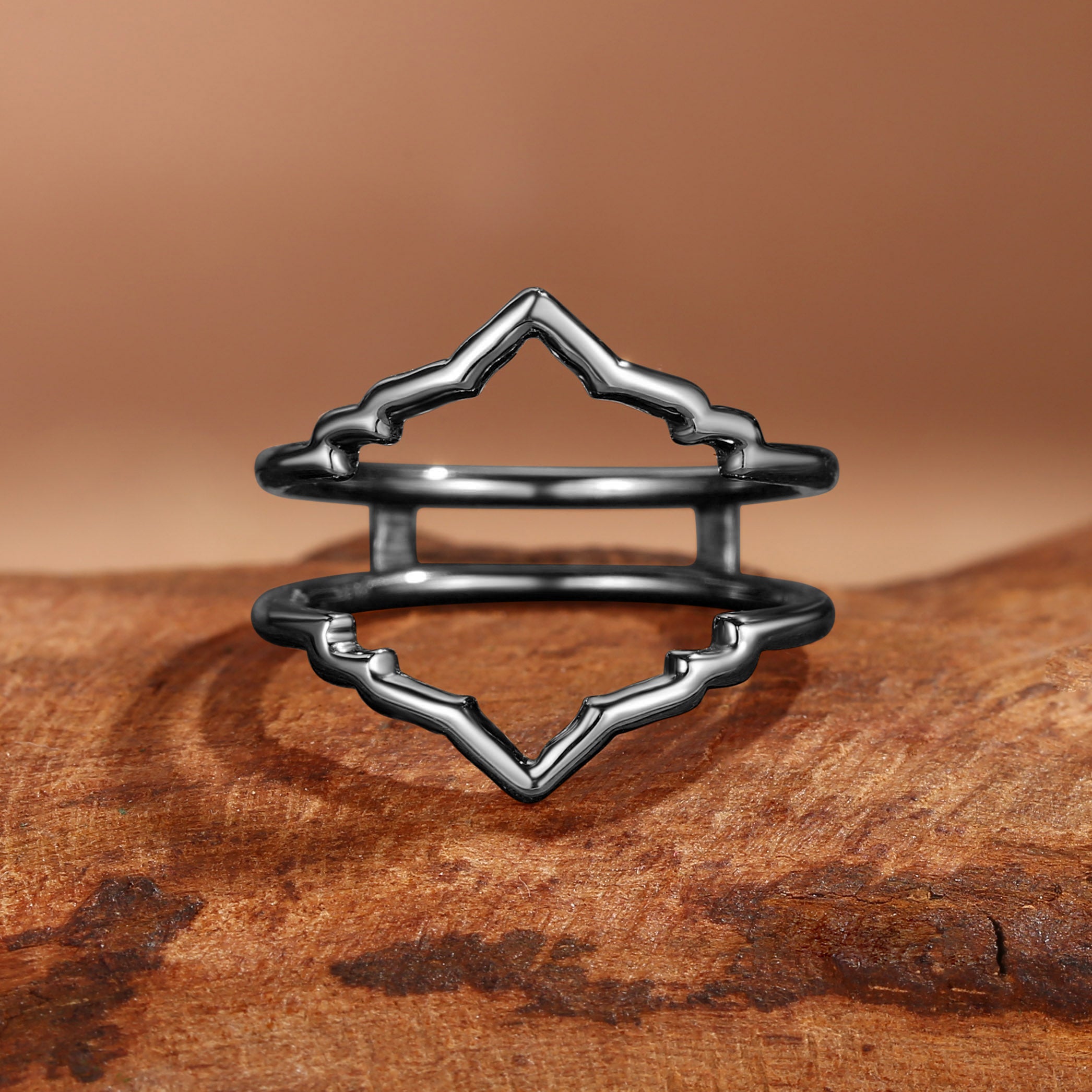 Giselle - Simple Delicate Curved  Enhancer Wedding Band