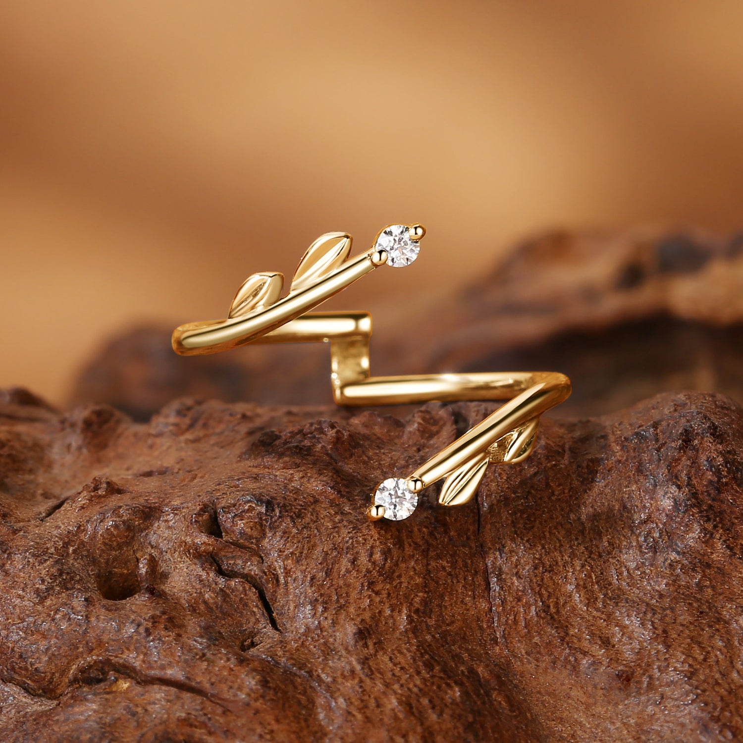 Sorrel - Simple Leafy Vine Enhancer Wedding Band