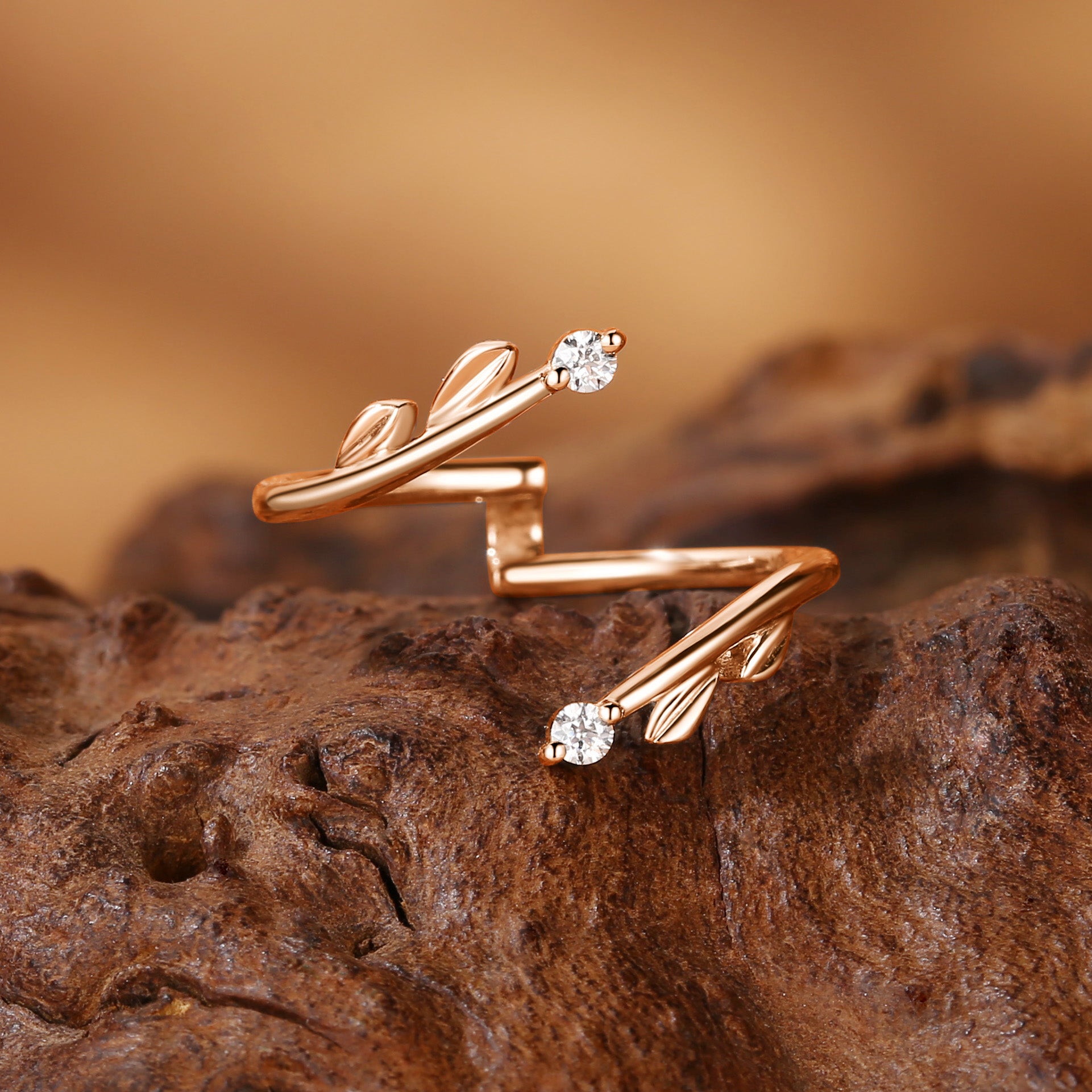 Sorrel - Simple Leafy Vine Enhancer Wedding Band
