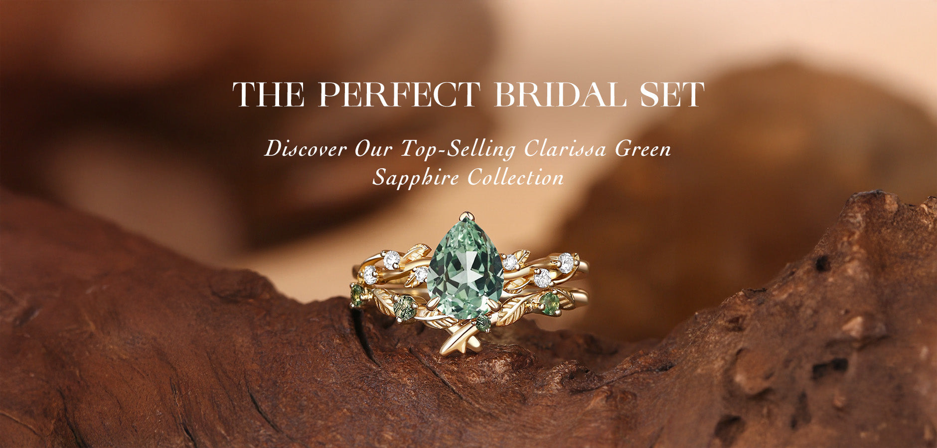 The Perfect Bridal Set: Discover Our Top-Selling Clarissa Green Sapphire Collection