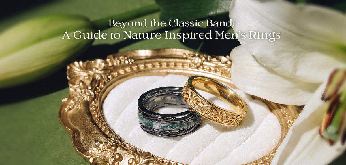 Beyond the Classic Band: A Guide to Nature-Inspired Men’s Rings