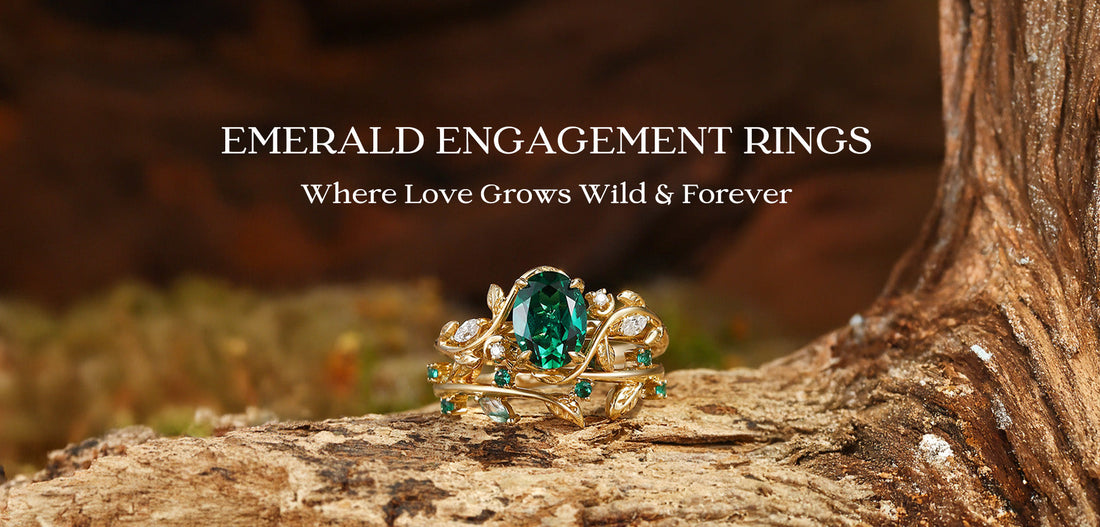 Emerald Engagement Rings: Where Love Grows Wild & Forever