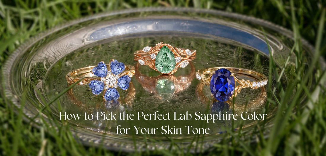 How to Pick the Perfect Lab Sapphire Color for Your Skin Tone