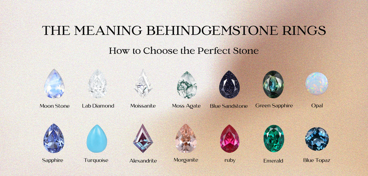 Stone Rings Examples The Meaning Behind Gemstone Rings: How to Choose the Perfect Stone ...