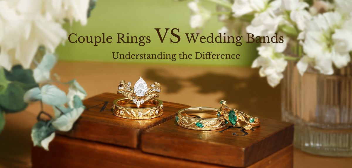 Couple Rings VS Wedding Bands: Understanding the Difference – Blingflare Couple Rings VS Wedding Bands: Understanding the Difference – Blingflare
