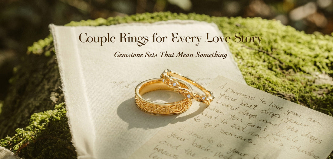 Couple Rings for Every Love Story — Gemstone Sets That Mean Something