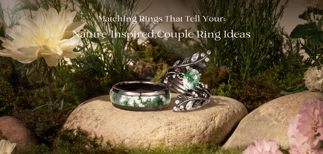 Matching Rings That Tell Your Story: Nature-Inspired Couple Ring Ideas