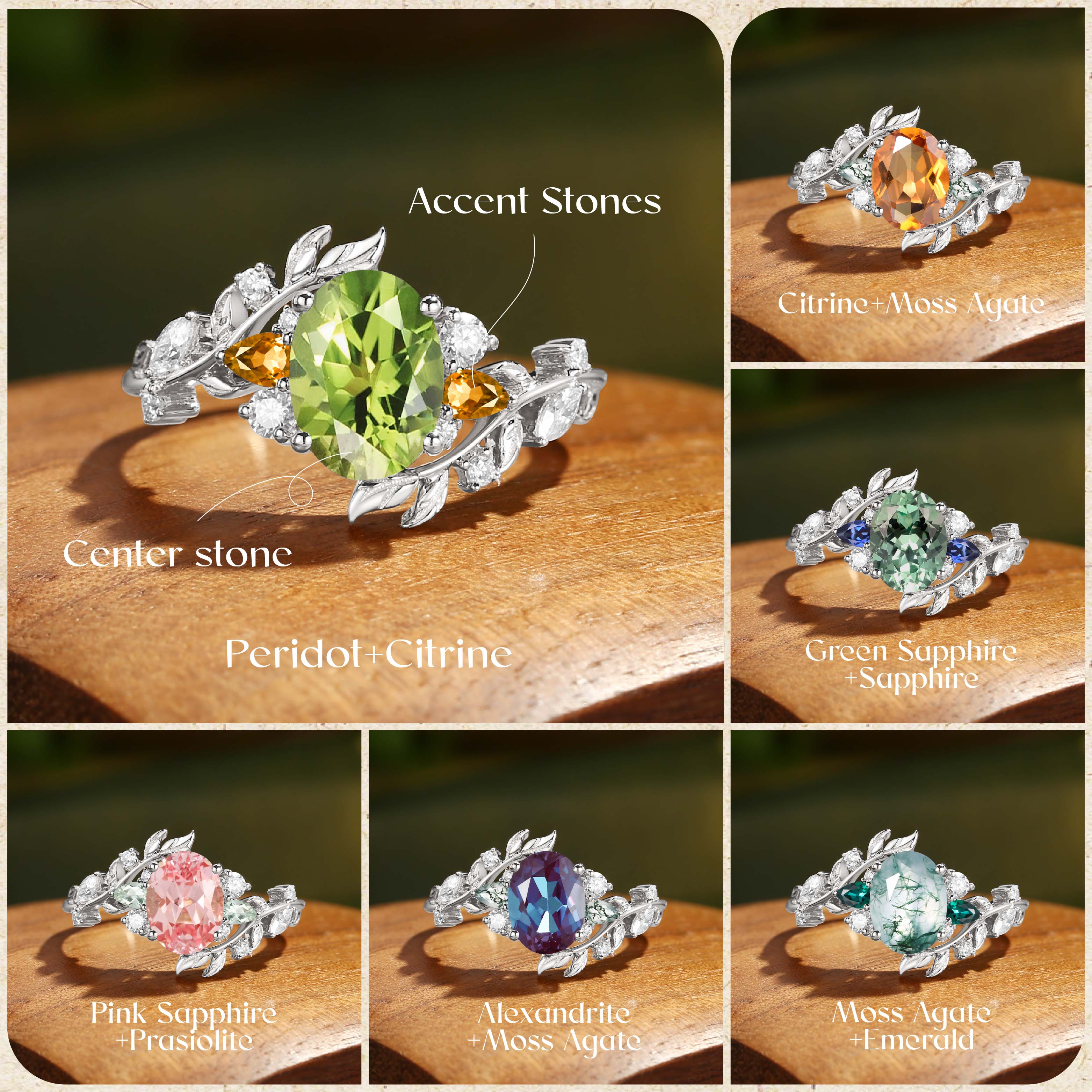 Abrielle - Oval Cut Lab Cornflower Blue Sapphire Vine Fairytale Engagement Ring