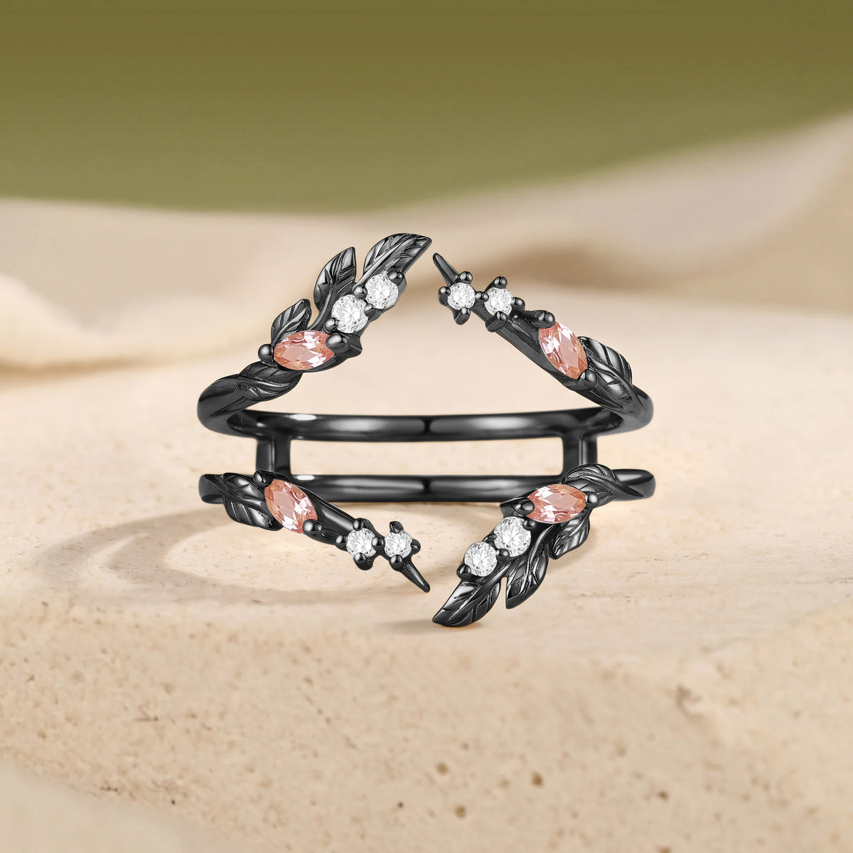 Delicate Leaf Vine Inspired Wedding Band